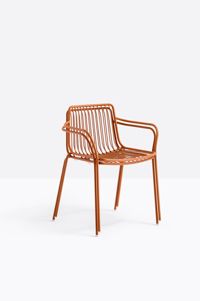 Krzesło Nolita Producent: Pedrali; Dystrybutor: Vipservice - krzesła i fotele do stosowania na zewnątrz - w restauracjach, hotelach, biurowych patio