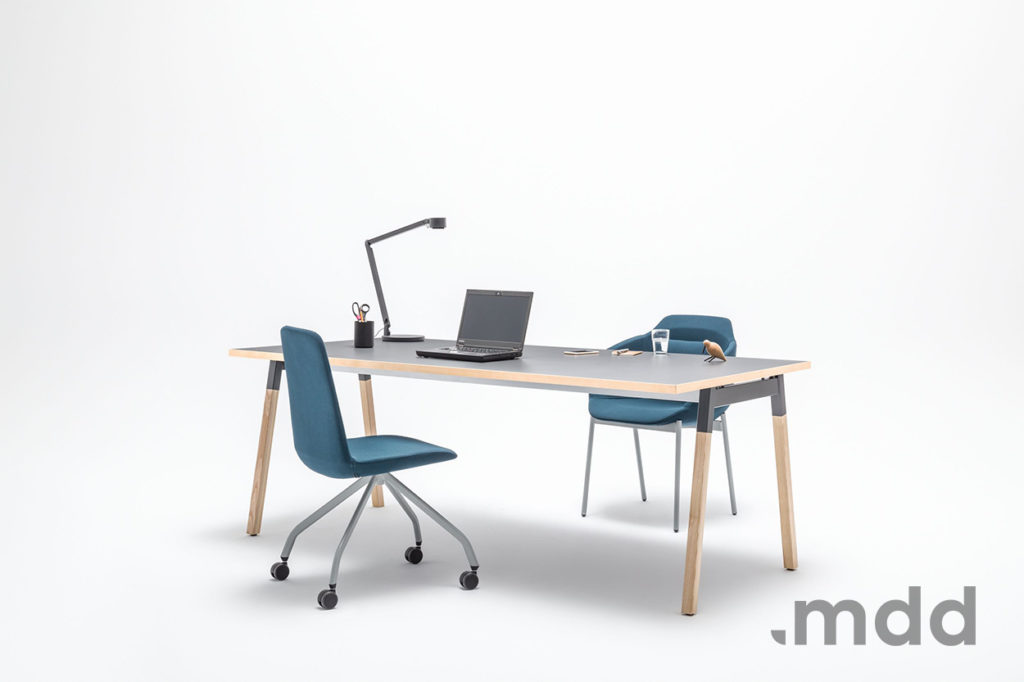 Biurko OGI - Producent: MDD, Dystrybutor: Vipservice - nowoczesne biurko z elektryczną lub manualną regulacją wysokości